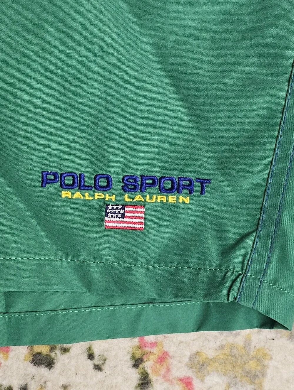 POLO SPORT RALPH LAUREN Nylon Swim Trunks Mens Large Board Shorts Floral Block